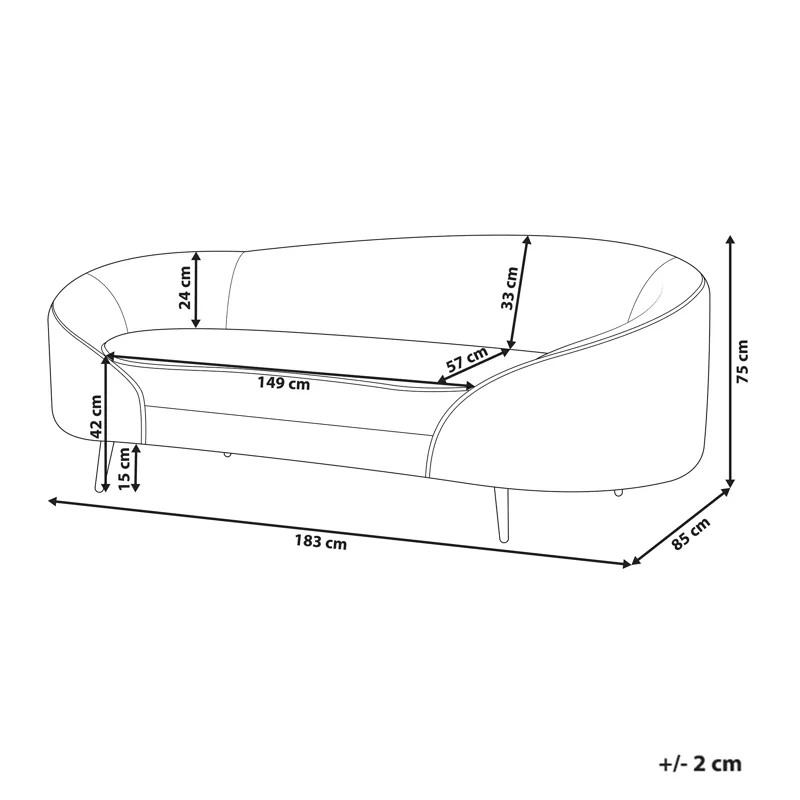 3-sits soffa Savar - Mörkbrun - Möbler - Vardagsrum - Soffor - 2-sits soffor