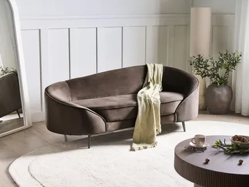 3-sits soffa Savar - Mörkbrun - Möbler - Vardagsrum - Soffor - 2-sits soffor