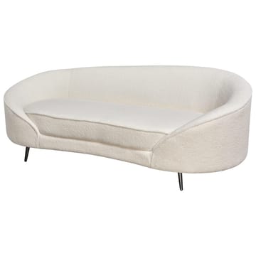3-sits soffa Savar - Vit, Svart - Möbler - Vardagsrum - Soffor - 3-sits soffor
