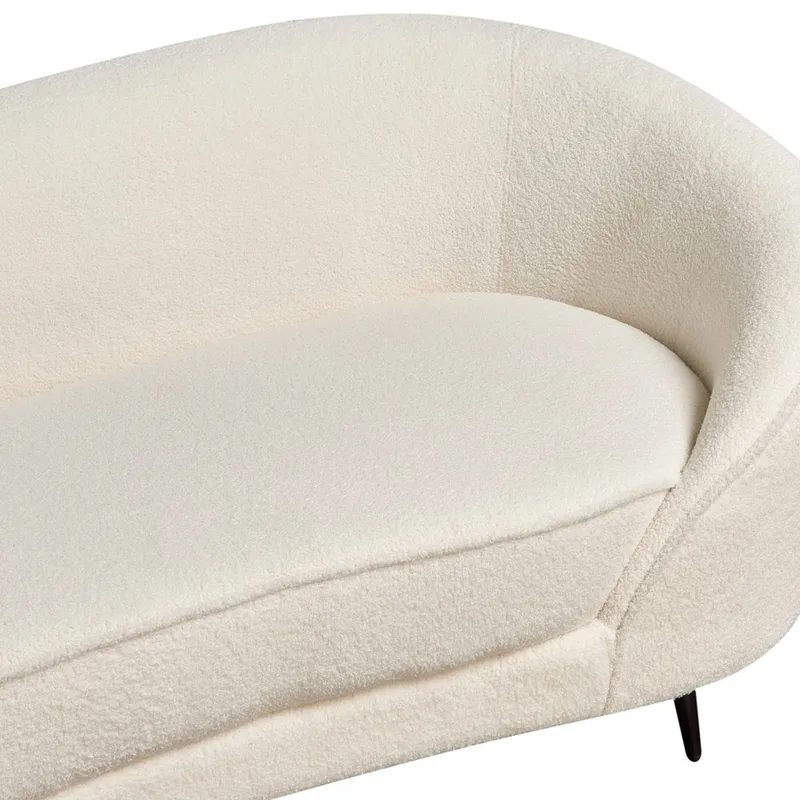 3-sits soffa Savar - Vit, Svart - Möbler - Vardagsrum - Soffor - 3-sits soffor