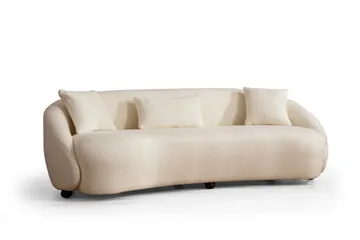 Scone Soffa 3-sits - Beige|Bouclé - Möbler - Vardagsrum - Soffor - 3-sits soffor