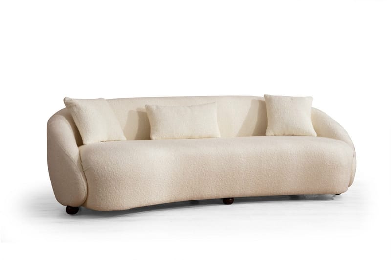 Scone Soffa 3-sits - Beige|Bouclé - Möbler - Vardagsrum - Soffor - 3-sits soffor