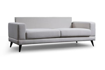 Selder Bäddbar Djup Bäddsoffa i Tyg - Beige - Möbler - Vardagsrum - Bäddsoffor - 3-sits bäddsoffa