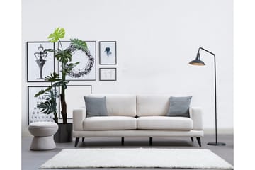 Selder Bäddbar Djup Bäddsoffa i Tyg - Beige - Möbler - Vardagsrum - Bäddsoffor - 3-sits bäddsoffa