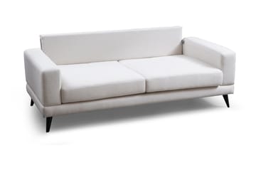 Selder Bäddbar Djup Bäddsoffa i Tyg - Beige - Möbler - Vardagsrum - Bäddsoffor - 3-sits bäddsoffa