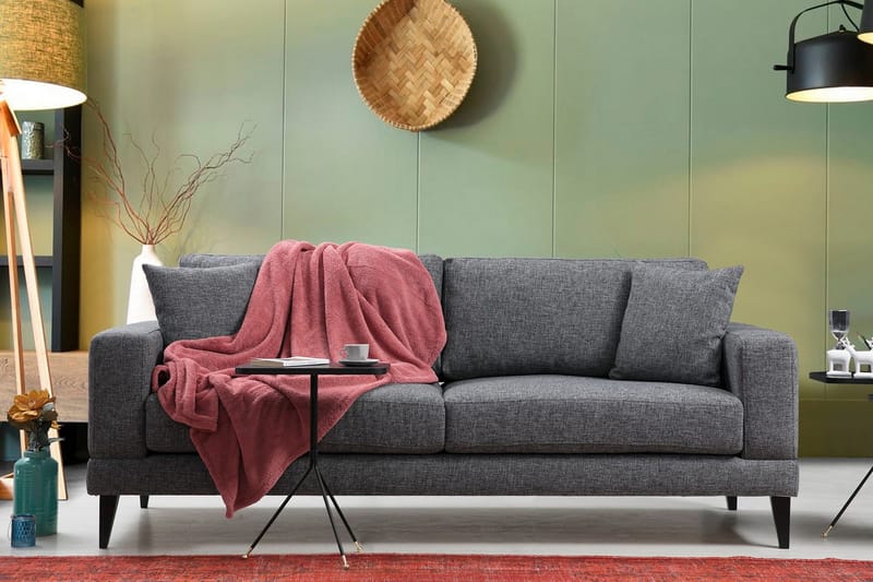 Selder Bäddbar Djup Bäddsoffa i Tyg - Grå - Möbler - Vardagsrum - Bäddsoffor - 3-sits bäddsoffa