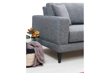 Selder Bäddbar Djup Bäddsoffa i Tyg - Grå - Möbler - Vardagsrum - Bäddsoffor - 3-sits bäddsoffa