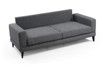 Selder Bäddbar Djup Bäddsoffa i Tyg - Grå - Möbler - Vardagsrum - Bäddsoffor - 3-sits bäddsoffa
