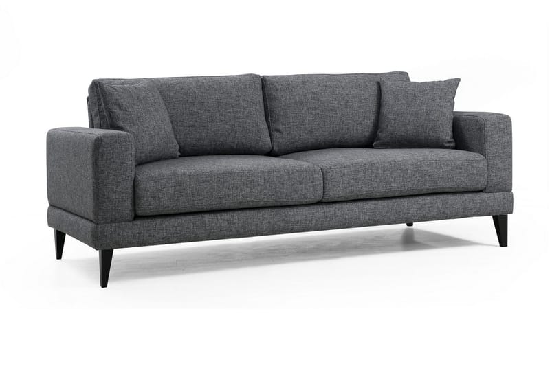 Selder Bäddbar Djup Bäddsoffa i Tyg - Grå - Möbler - Vardagsrum - Bäddsoffor - 3-sits bäddsoffa