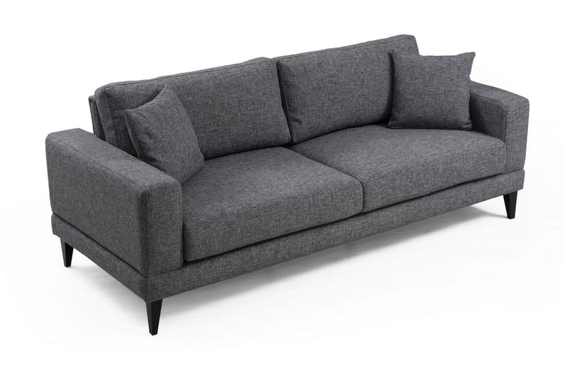 Selder Bäddbar Djup Bäddsoffa i Tyg - Grå - Möbler - Vardagsrum - Bäddsoffor - 3-sits bäddsoffa