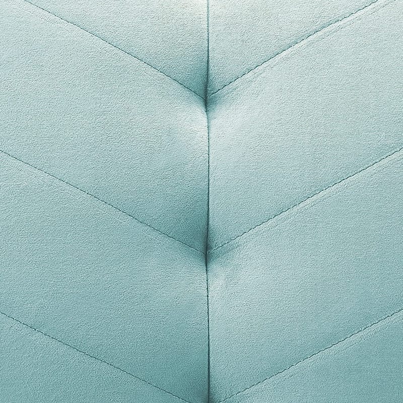 3-sits soffa Senja - Blått, mörkt trä - Möbler - Vardagsrum - Soffor - Sammetssoffor