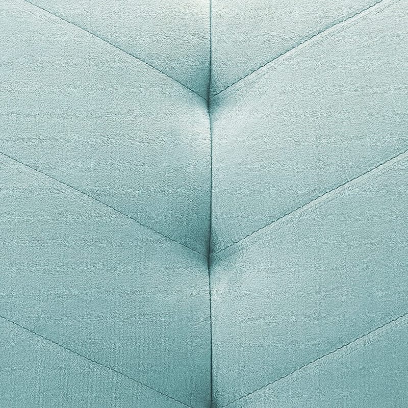 3-sits soffa Senja - Blått, mörkt trä - Möbler - Vardagsrum - Soffor - Sammetssoffor