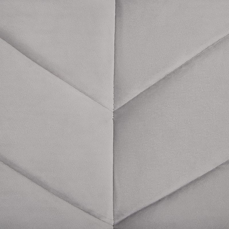 3-sits soffa Senja - Grå, mörkt trä - Möbler - Vardagsrum - Soffor - Sammetssoffor