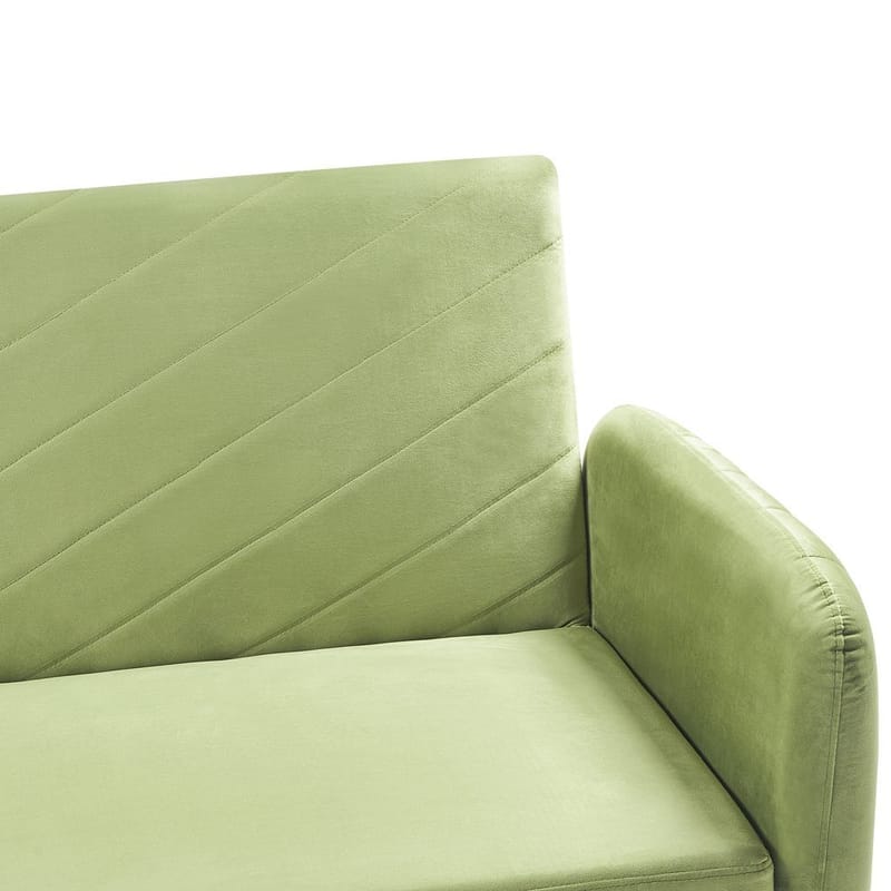 3-sits soffa Senja - Grönt, mörkt trä - Möbler - Vardagsrum - Soffor - Sammetssoffor