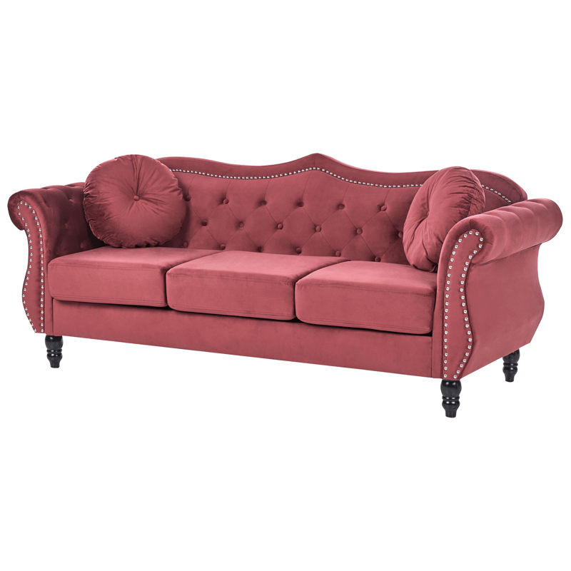 3-sits soffa Skien - Mörkröd - Möbler - Vardagsrum - Soffor - Sammetssoffor