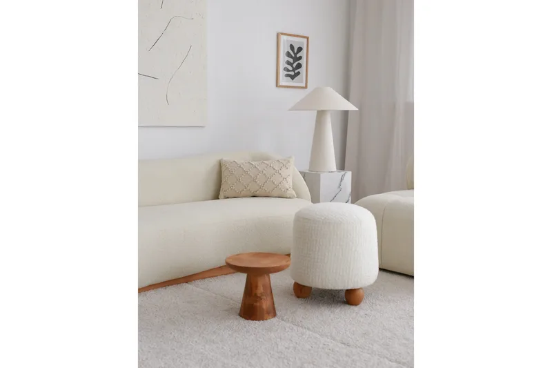 Slon Teddy Soffa 3-sits - Vit - Möbler - Vardagsrum - Soffor - 3-sits soffor