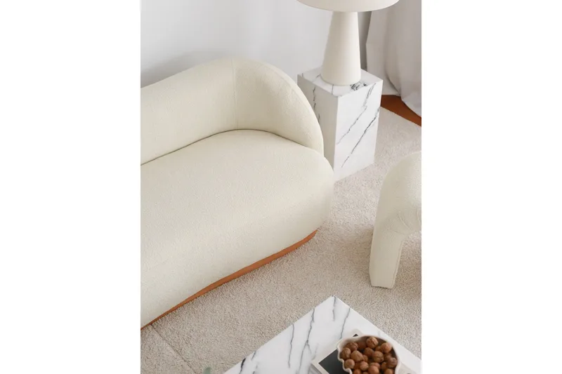 Slon Teddy Soffa 3-sits - Vit - Möbler - Vardagsrum - Soffor - 3-sits soffor