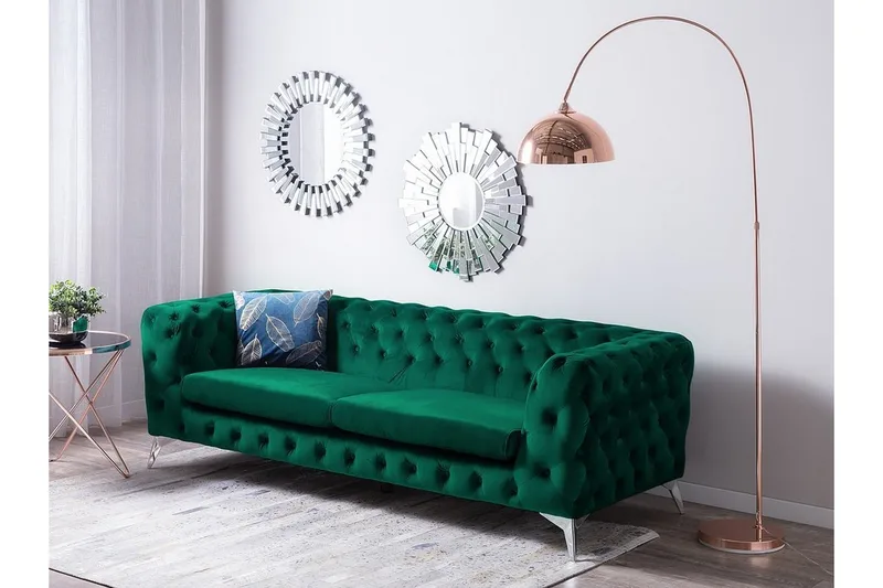 Sotra Soffa 2-4 Sits - Grön - Möbler - Vardagsrum - Soffor - 3-sits soffor