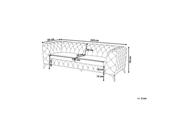 Sotra Soffa 2-4 Sits - Grön - Möbler - Vardagsrum - Soffor - 3-sits soffor