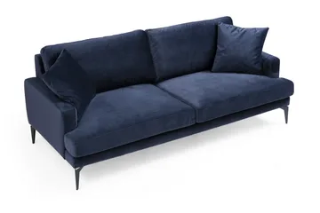 Sowka 3-Sits Soffa - Blå - Möbler - Vardagsrum - Soffor - 3-sits soffor