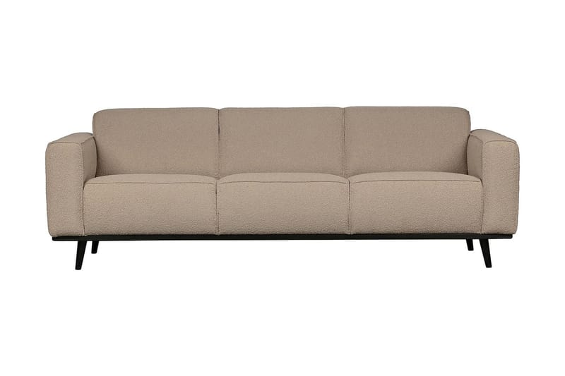 Statement 3-sits Soffa i Bouclé, Beige