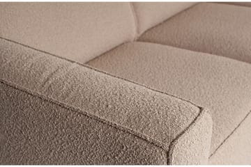 Statement 3-sits Soffa i Bouclé - Beige - Möbler - Vardagsrum - Soffor - 3-sits soffor