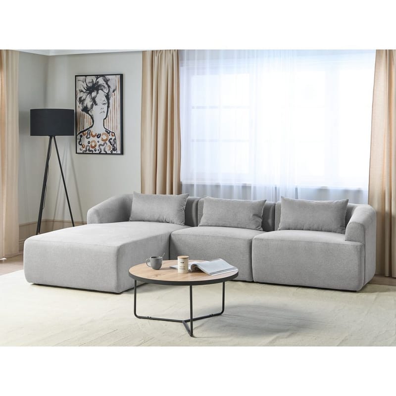 3-sits soffa Svansele - Ljusgrå/Högervänd - Möbler - Vardagsrum - Soffor - Hörnsoffor