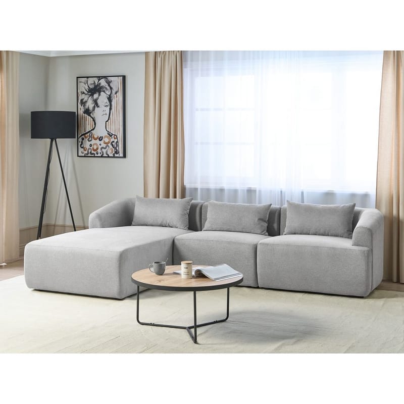 3-sits soffa Svansele - Ljusgrå/Högervänd - Möbler - Vardagsrum - Soffor - Hörnsoffor