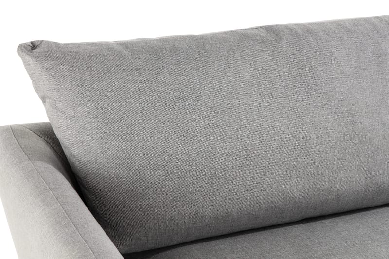 Trend 3-sits Soffa 218 cm med Svängda Armstöd i Tyg - Grå - Möbler - Vardagsrum - Soffor - 3-sits soffor