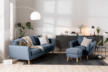 Trend 3-sits Tygsoffa - Mörkblå - Möbler - Vardagsrum - Soffor - 3-sits soffor