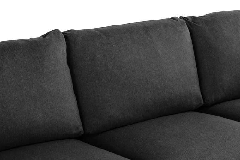 Trend 3-sits Tygsoffa - Svart - Möbler - Vardagsrum - Soffor - 3-sits soffor