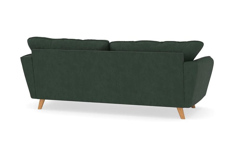 Trend Lyx 3-sits Manchestersoffa - Mörkgrön - Möbler - Vardagsrum - Soffor - 3-sits soffor