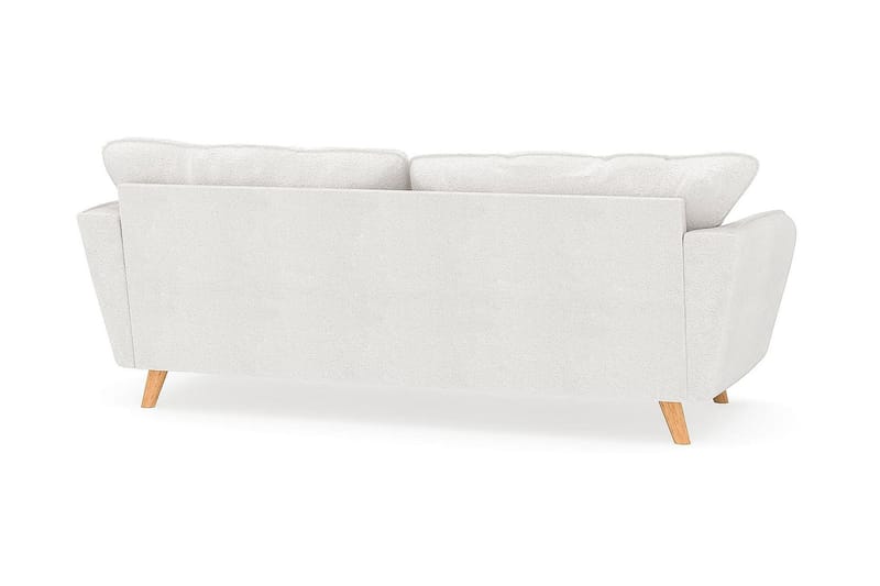 Trend Lyx 3-sits Soffa i Bouclé - Vit - Möbler - Vardagsrum - Soffor - 3-sits soffor