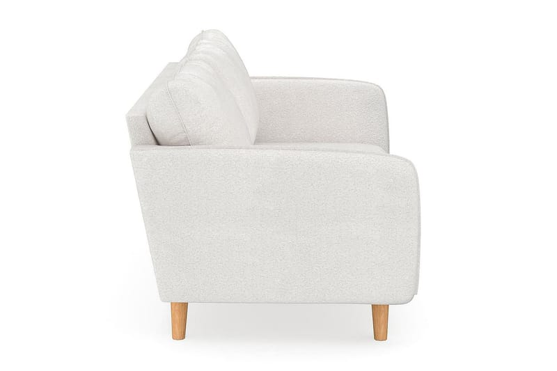 Trend Lyx 3-sits Soffa i Bouclé - Vit - Möbler - Vardagsrum - Soffor - 3-sits soffor