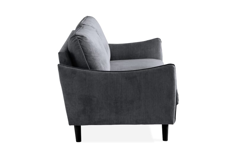 Trend Lyx 3-sits Soffa - Mörkgrå/Svart - Möbler - Vardagsrum - Soffor - 3-sits soffor