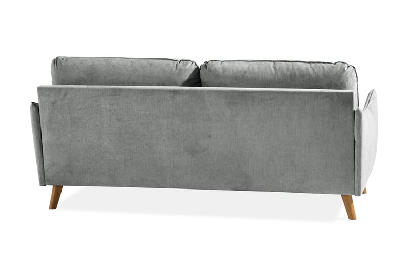 Trend Lyx 3-sits Tygsoffa - Grå - Möbler - Vardagsrum - Soffor - 3-sits soffor