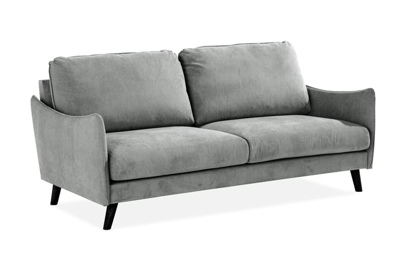 Trend Lyx 3-sits Tygsoffa - Grå - Möbler - Vardagsrum - Soffor - 3-sits soffor