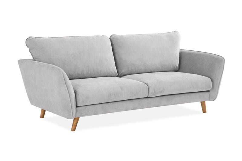 Trend Lyx 3-sits Tygsoffa - Ljusgrå - Möbler - Vardagsrum - Soffor - 3-sits soffor