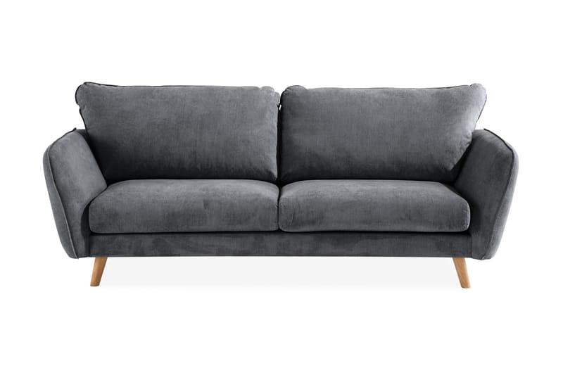 Trend Lyx 3-sits Tygsoffa - Mörkgrå - Möbler - Vardagsrum - Soffor - 3-sits soffor