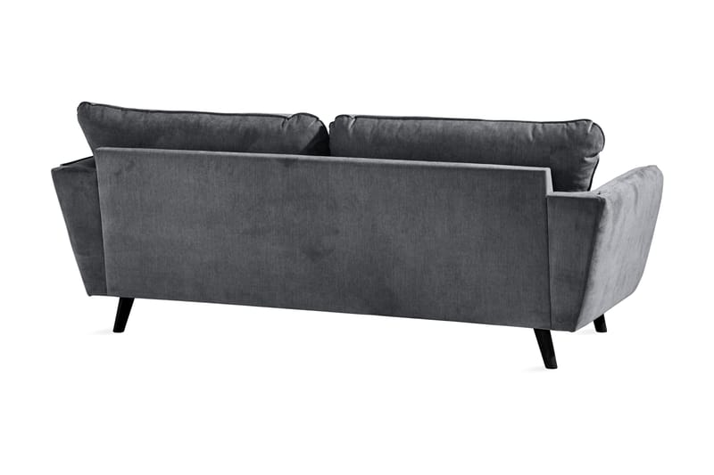 Trend Lyx 3-sits Tygsoffa - Mörkgrå - Möbler - Vardagsrum - Soffor - 3-sits soffor