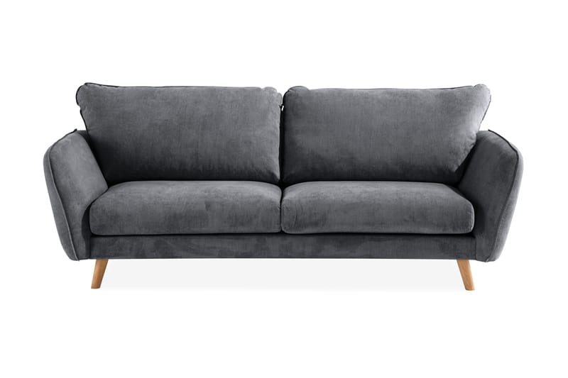 Trend Lyx 3-sits Tygsoffa - Mörkgrå - Möbler - Vardagsrum - Soffor - 3-sits soffor
