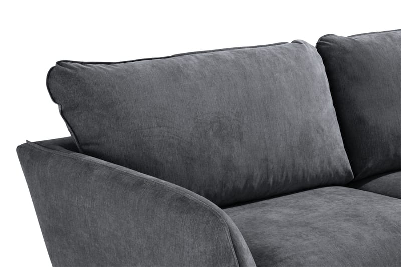 Trend Lyx 3-sits Tygsoffa - Mörkgrå - Möbler - Vardagsrum - Soffor - 3-sits soffor