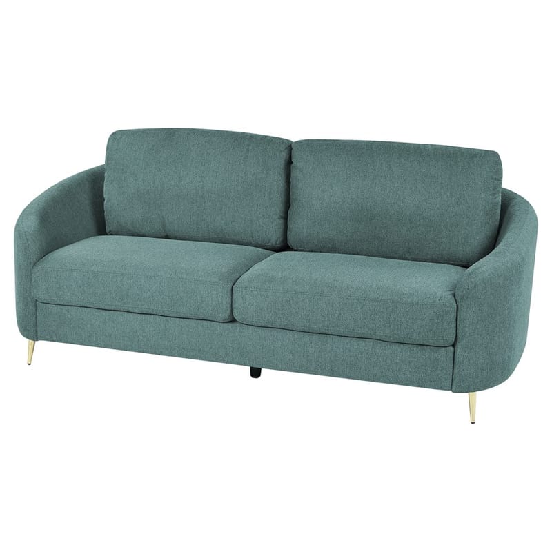 3-sits soffa Trosa - Grönt, guld - Möbler - Vardagsrum - Soffor - 3-sits soffor