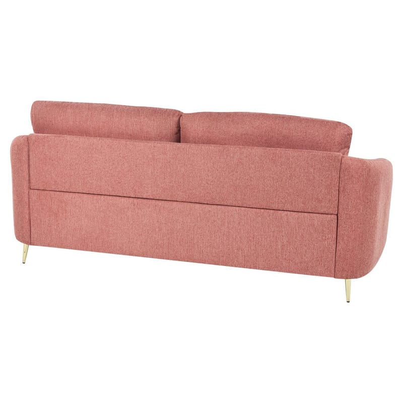 3-sits soffa Trosa - Rosa, guld - Möbler - Vardagsrum - Soffor - 3-sits soffor
