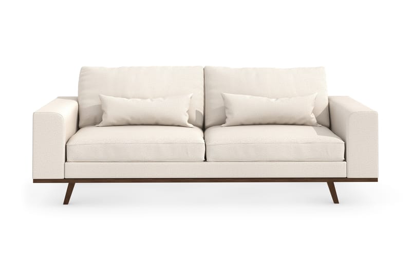 TULSA 3-sits Soffa Beige - 3-sits soffor