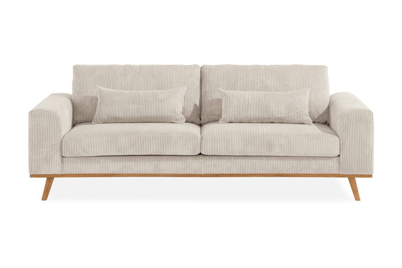 TULSA 3-sits Soffa Manchester Beige - Möbler - Vardagsrum - Soffor - 3-sits soffor