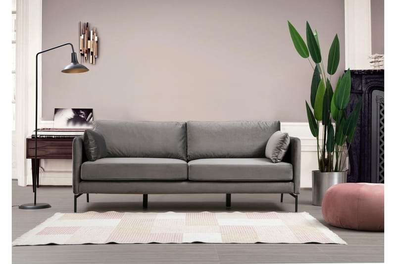 TURIELLOS 3-sits Soffa Grå - Möbler - Vardagsrum - Soffor - 3-sits soffor