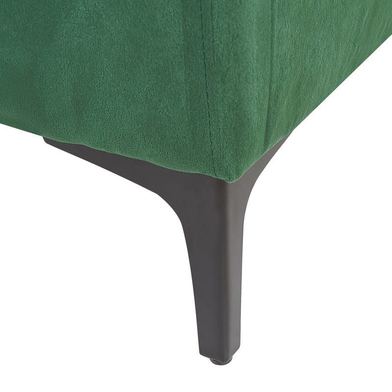 3-sits soffa Vadstena - Grön, Svart/Sammet - Möbler - Vardagsrum - Soffor - Sammetssoffor