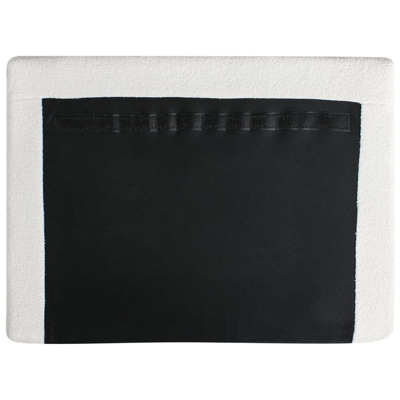 3-sits soffa Vadstena - Vit, Svart/Bouclé - Möbler - Vardagsrum - Soffor - 3-sits soffor