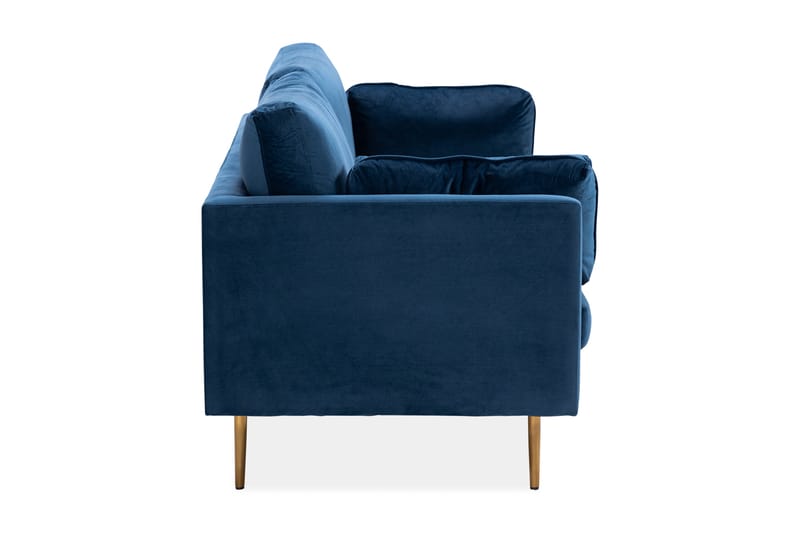 Vanlig Soffa utan divan & schäslong Bloom 3-sits Soffa blue - Möbler - Vardagsrum - Soffor - 3-sits soffor